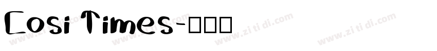 Cosi Times字体转换